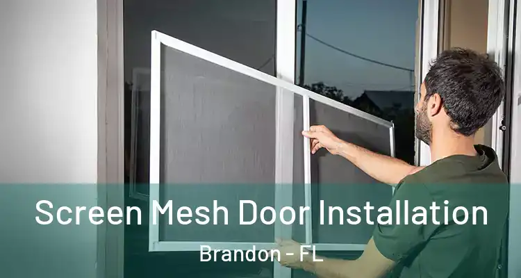 Screen Mesh Door Installation Brandon - FL